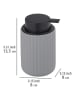 Wenko Zeepdispenser "Belluno" grijs - (H)13,5 cm