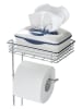 Wenko Toilettenpapierhalter in Chrom - (H)59 x Ø 16 cm