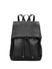 Wojas Leder-Rucksack in Schwarz - (B)21 x (H)26 x (T)9,5 cm
