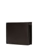 Wojas Leder-Geldbörse in Dunkelbraun - (B)12,5 x (H)9,5 x (T)2 cm