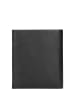 Wojas Leren portemonnee zwart - (B)10,5 x (H)12,5 x (D)2,5 cm