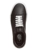 Vans Skórzane sneakersy "Old Skool Stacked" w kolorze czarnym