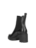 Wojas Leren chelseaboots zwart