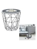 The Home Deco Kids Stolik w kolorze czarno-granatowym - 30 x 30 x 30 cm