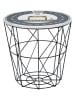 The Home Deco Kids Stolik w kolorze czarno-granatowym - 30 x 30 x 30 cm
