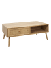 Ethnical Life Couchtisch "Bali" in Hellbraun - (B)110 x (H)41 x (T)59 cm
