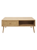 Ethnical Life Couchtisch "Bali" in Hellbraun - (B)110 x (H)41 x (T)59 cm