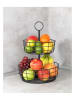 Wenko Etagere in Schwarz - (H)39 x Ø 28 cm