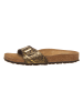 Birkenstock Pantoletten "Madrid" in Gold - Weite S