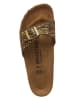 Birkenstock Pantoletten "Madrid" in Gold - Weite S