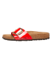 Birkenstock Klapki "Madrid Big Buckle" w kolorze czerwonym