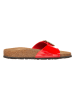 Birkenstock Klapki "Madrid Big Buckle" w kolorze czerwonym
