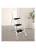 Everysentials Klapladder wit/zwart - (B)46,5 x (H)105,5 x (D)70,5 cm