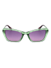 Guess Damen-Sonnenbrille in Grün/ Lila