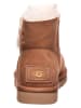 UGG Boots met lamsvacht "Mini Bailey Button" lichtbruin