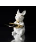 Rétro Chic Decoratief object "Bulldog" wit - (B)23,5 x (H)21 x (D)19 cm