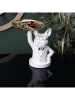 Rétro Chic Decoratief object "Bulldog" wit - (B)21 x (H)21 x (D)18 cm