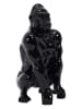 Rétro Chic Decoratief object "Gorille" zwart - (B)28 x (H)46 x (D)28 cm