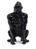 Rétro Chic Decoratief object "Gorille" zwart - (B)28 x (H)46 x (D)28 cm