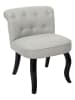 Rétro Chic Hocker "Eleonor" in Grau - (B)60 x (H)68 x (T)54 cm