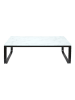 THE HOME DECO FACTORY Salontafel zwart/wit - (B)105 x (H)32 x (D)55 cm