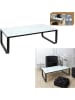 THE HOME DECO FACTORY Salontafel zwart/wit - (B)105 x (H)32 x (D)55 cm