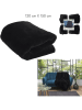 Rétro Chic Plaid in Schwarz - (L)150 x (B)120 cm