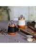 Ogo Living Pfeffermühle in Schwarz/ Buche - (H)8,5 cm