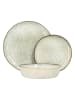 Ogo Living 6er-Set: Speiseteller "Boral" in Creme - Ø 27,5 cm