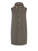 super.natural Hybride bodywarmer "Combustion" taupe