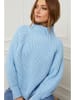 So Cachemire Wollpullover "Baby" in Hellblau