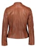 Caminari Lederjacke "Lina" in Cognac