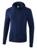 erima Sweatjacke in Dunkelblau