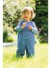 Frugi Overall "Chambray Floral" in Blau