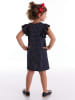 Denokids Jurk donkerblauw/wit/rood