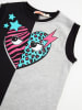 Denokids Jurk zwart/grijs