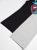 Denokids Kleid in Schwarz/ Grau
