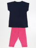 Denokids 2-delige outfit zwart/roze
