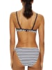 ESPRIT Bikinitop donkerblauw/wit