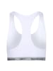 Reebok 2er-Set: Sport-BHs "Frankie" in Weiß/ Grau