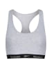 Reebok 2er-Set: Sport-BHs "Frankie" in Weiß/ Grau