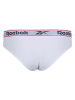 Reebok 3er-Set: Slips "Carina" in Grau/ Weiß/ Schwarz
