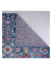 Mioli Kurzflor-Teppich "Vintage" in Blau/ Bunt