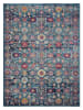 Mioli Kurzflor-Teppich "Vintage" in Blau/ Bunt