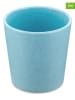 koziol 4er-Set: Becher "Connect" in Hellblau - 190 ml