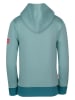 Trollkids Hoodie "Lillehammer" groen/blauw