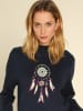 WOOOP Sweatshirt "Dreamcatcher" donkerblauw