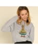 WOOOP Sweatshirt "Duck Bouee" in Grau