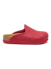Comfortfusse Woll-Hausschuhe in Rot