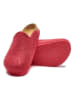 Comfortfusse Wollen pantoffels rood